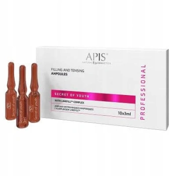 APIS SECRET OF YOUTH Ampułki Wypełniająco Napinające z Kompleksem LINEFILL 10x 3ml